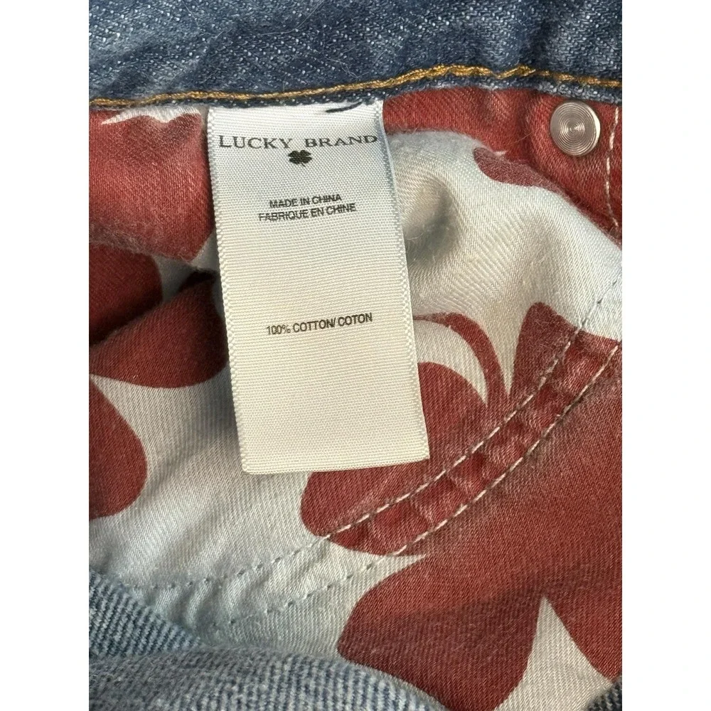 Lucky Brand 181 Jeans Mens 32x32 Medium Wash Blue Relaxed Straight Denim Casual